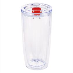 Clear with Red Lid Slider